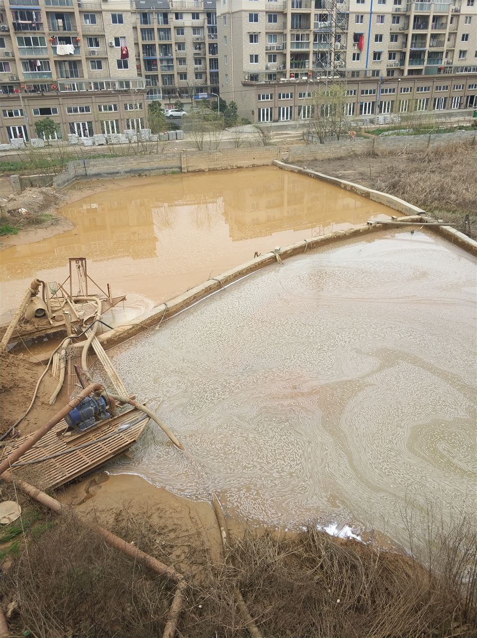 准格尔沉淀池淤泥清理-厂区废水池淤泥清淤